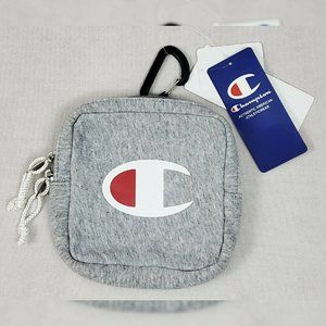 CHAMPION AUTHENTIC POUCH PACK MULTI PURPOSE SIZE ONE SIZE GREY "C" LOGO